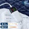 Inhand Heated Blanket Electric Heating Blanket Auto-Off 10 Heat Level Over-Heat Protection Flannel ETL Certified - 2 of 4