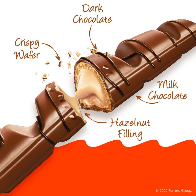 Kinder Bueno King Size Hazelnut Chocolate Candy - 3oz, 4 of 12
