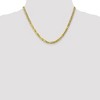 Black Bow Jewelry 4.6mm 10k Yellow Gold Flat Beveled Curb Chain Necklace - 2 of 4