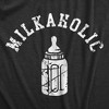 Milkaholic Baby Bodysuit Funny Milk Drinking Addict Joke Jumper For Infants - Crazy Dog Baby Bodysuit - 2 of 4