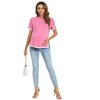 Maternity Tops  Maternity Shirts Color Block Split Hem Tunic Tops - 3 of 4