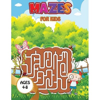 Mazes for kids - Space - by  Margareta Miriam (Paperback)