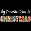 Men's Design By Humans My Favorite Color Is Christmas By c3gdesigns Tank Top - 2 of 4