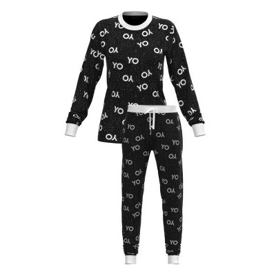 Coordinates x Christmas yo yo yo  long sleeve shirt and jogger fit pant