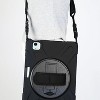 MyBat iPad Case with 360° Rotating Kickstand for Apple iPad Pro 11, Hand Strap & Pen Holder – Heavy Duty Shockproof Cover, Black - 2 of 4