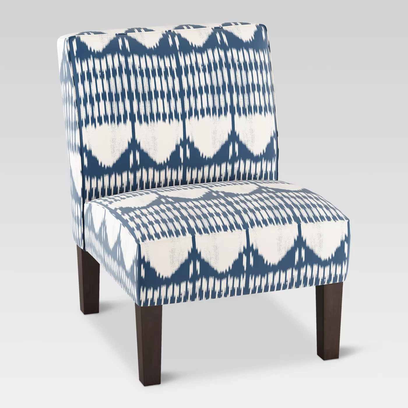 Burke Slipper Chair - Ikat Blue Tones - Threshold™ - image 1 of 5