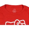 Hello Kitty Women's Wink Face Cute Crop Top Juniors Short Sleeve T-Shirt - 3 of 3