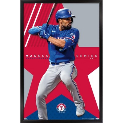 Trends International Mlb Texas Rangers - Corey Seager 23 Framed Wall Poster  Prints Black Framed Version 14.725 X 22.375 : Target