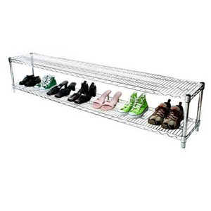 Shelving.com Chrome Wire Shelving with 2 Tier Shelves - - 1 of 3