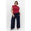 Women's Plus Size Imani Off Shoulder Top - cherry | CITY CHIC - 2 of 4