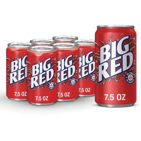 Big Red Soda 6pk 7 5 Fl Oz Cans Target