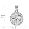 Black Bow Jewelry Sterling Silver Boise State Broncos NCAA Medium Pendant - 2 of 3