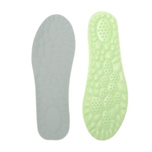 Unique Bargains 6D Height Increase Shoe Inserts Fit Shoe Green Gray 1 Pair - 1 of 4