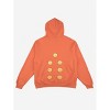 Dragon Ball Z Dragon Balls Long Sleeve Orange Hooded Sweatshirt - 2 of 4