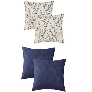 REGALWOVEN 4 Pcs Soft Cozy Decoration Throw Pillow Cases for Home 18 x 18 Inch - 1 of 4