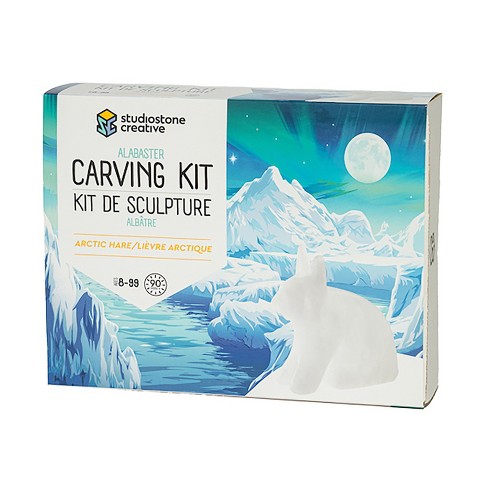 Studiostone Creative Soapstone Carving Kit, Cat