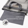 Aoibox Mesh Shower Caddy Bag - Portable Hanging Toiletry & Bath Organizer with Zipper for Travel, Gym, Camping, Dorms, Beach - 4 of 4