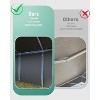 13'x20' upgraded carport with 200g tarp for all-weather; heavy-duty reinforced steel frame, perfect for full-size pickup trucks. Silver gray. - 4 of 4