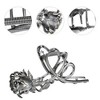 Unique Bargains Women's Metal Hair Claws 4.69"x2.44"x1.02" 1Pc - 3 of 4