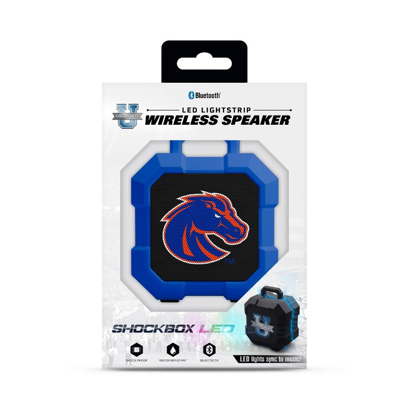 NCAA Boise State Broncos LED ShockBox Bluetooth Speaker, 3 of 5