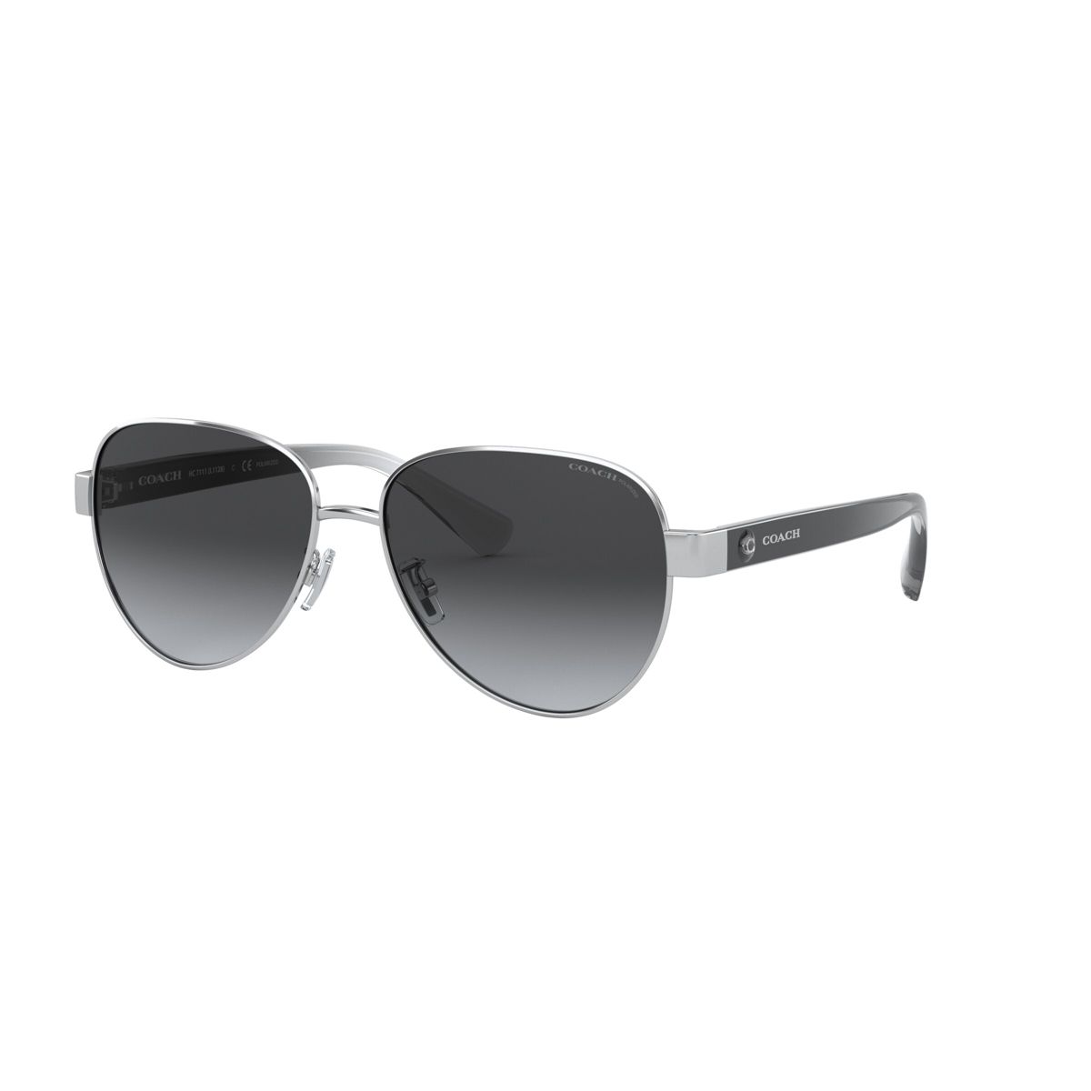 Coach HC7111 57mm Female Pilot Sunglasses Polarized