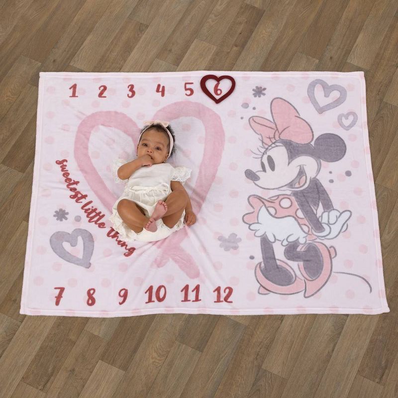 Disney Minnie Mouse Milestone Blanket, 2 of 5