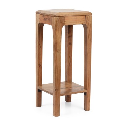 Vynxaria Outdoor  PLANT STAND All Weather small Coffee Table for Garden Yard Patio Deck Balcony Shed Front Porch