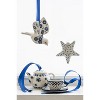 Blue Rose Polish Pottery D076 Manufaktura Cup & Saucer Ornament - 2 of 2