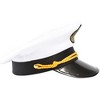Blue Panda 2 Pack Yacht Captain and Sailor Hat, Halloween Nautical Themed Party Hats - 2 of 4