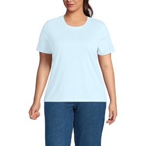 Lands' End Women's Relaxed Supima Cotton T-Shirt - 1 of 3