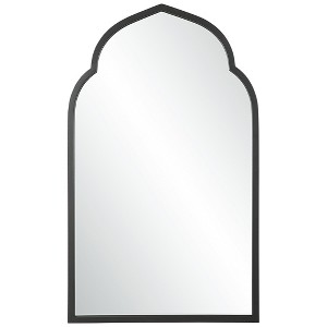 Uttermost Kenitra Black Arch Wall Mirror – 40"x24" Modern Accent - 1 of 4