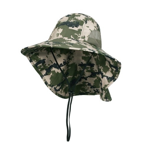 Tirrinia Neck Flap Sun Hat With Wide Brim - Upf 50+ Hiking Safari ...