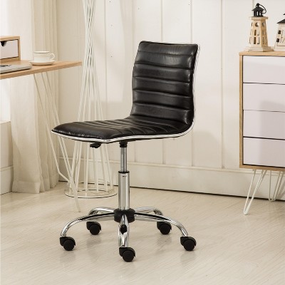 Vynxaria Fremo Chromel Adjustable Air Lift Office Chair