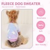 Paaaawaters Autumn Dog Jumpsuit Soft Velvet Puppy Sweater Reflective Breathable - 4 of 4