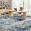 Washable Abstract Area Rug for Living Room Bedroom, Soft Non Slip Indoor Modern Throw Carpet for Dining Room Kitchen Office - 4 of 4