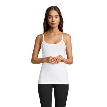 Lands' End Women's Seamless Cami With Built In Bra - X-large