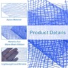 Unique Bargains Sheer Nylon Glitters Wave Mesh Decorative Ribbon Trim 6 Inch 10 Yards - 3 of 4