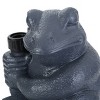 Maggift Animal Umbrella Base, Frog Design Umbrella Base with Adapter, Cute Design, Suitable for Patio, Yard, Poolside, Gray, 14"*13"*15.5" - 4 of 4