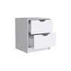 NicBex Nightstand with Drawers,Modern Side Table with Storage Space and Wood Frame,Bedside Table for Bedroom,Living Room - 4 of 4