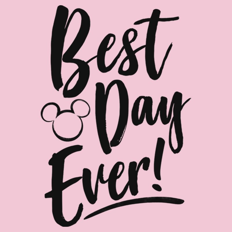 Girl's Disney Mickey Mouse Best Day Ever T-Shirt, 2 of 5