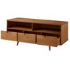 Cara Mid-Century Modern 3 Drawer TV Stand for TVs up to 65" - Saracina Home - 4 of 4