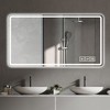 Whisen Touchable LED Bathroom Vanity Wall Mirror with Adjustable Dimmable Lights and One-Touch Defogging - 2 of 4