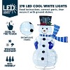 JOYFY 3 Pcs 3D Christmas Collapsible Snowman Yard Lights Decorations with 270 Pre-Lit LED for Christmas Holiday Indoor Outdoor Garden, Eve Night Decor - 2 of 4