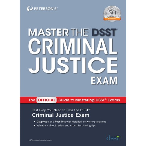 Master the Dsst Criminal Justice Exam - by  Peterson's (Paperback) - image 1 of 1