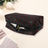 Unique Bargains Women's Mesh Square Cosmetic Bag Black 1 Pc - 2 of 3