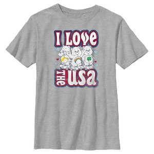 Boy's Care Bears I Love the USA T-Shirt - 1 of 4