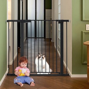 GOTGELIF Baby Safety Gate 36" Extra Tall 29.5-43.3" Wide Auto Close Pressure Mount Pet Gate - 1 of 4