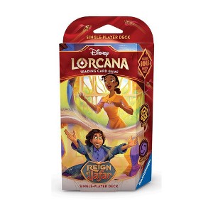 Lorcana Trading Card Game: Reign of Jafar Starter Deck-  Amber & Amethyst - 1 of 3