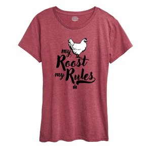 Women's - Case IH - My Roost My Rules Short Sleeve Graphic T-Shirt - 1 of 4