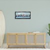 Stupell Industries Varied Boats Docked Port Marina Floating Frame Canvas Art, Black, 31" x 14" - 3 of 4